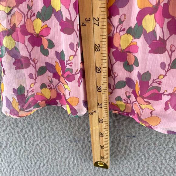 Amanda Uprichard Pink Floral Mini Dress - Picture 12 of 13